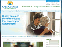 Tablet Screenshot of careconnecthr.com